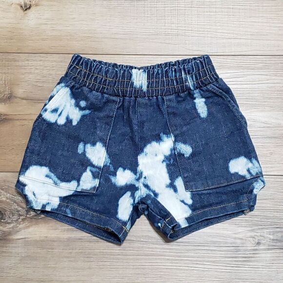 Tiny Whales Boys Size 5 Elastic Waist Retro Dad Shorts Bundle of 2 - Picture 2 of 3